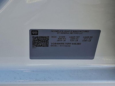 2024 Chevrolet Silverado 3500 HD Chassis Cab Work Truck