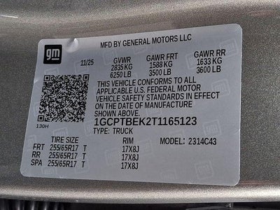 2026 Chevrolet Colorado WT