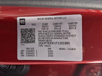 2026 Chevrolet Colorado Trail Boss