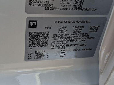 2026 Chevrolet Silverado 1500 LTZ