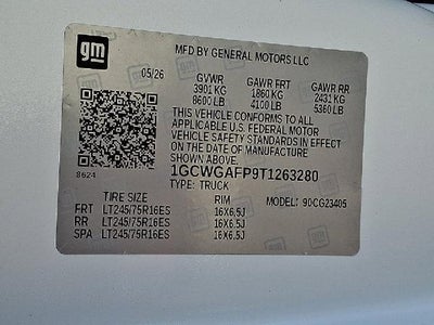 2026 Chevrolet Express Cargo Base