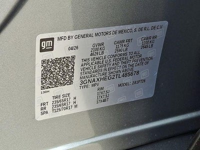 2026 Chevrolet Equinox LT