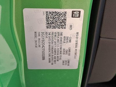 2026 Chevrolet Corvette Stingray 2LT