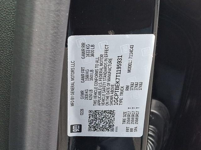 2026 Chevrolet Colorado WT