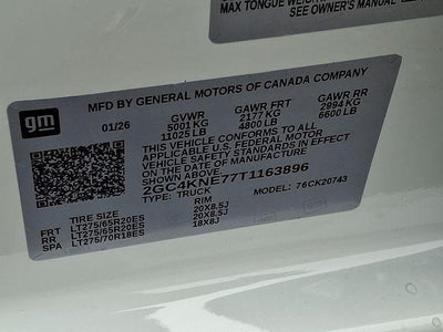 2026 Chevrolet Silverado 2500 HD LT