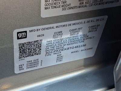 2026 Chevrolet Silverado 1500 LT