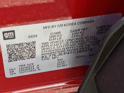 2026 Chevrolet Trax 2RS