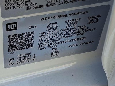 2026 Chevrolet Silverado 1500 LTZ