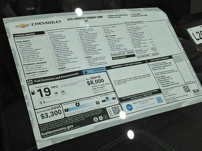 2026 Chevrolet Corvette Stingray 3LT