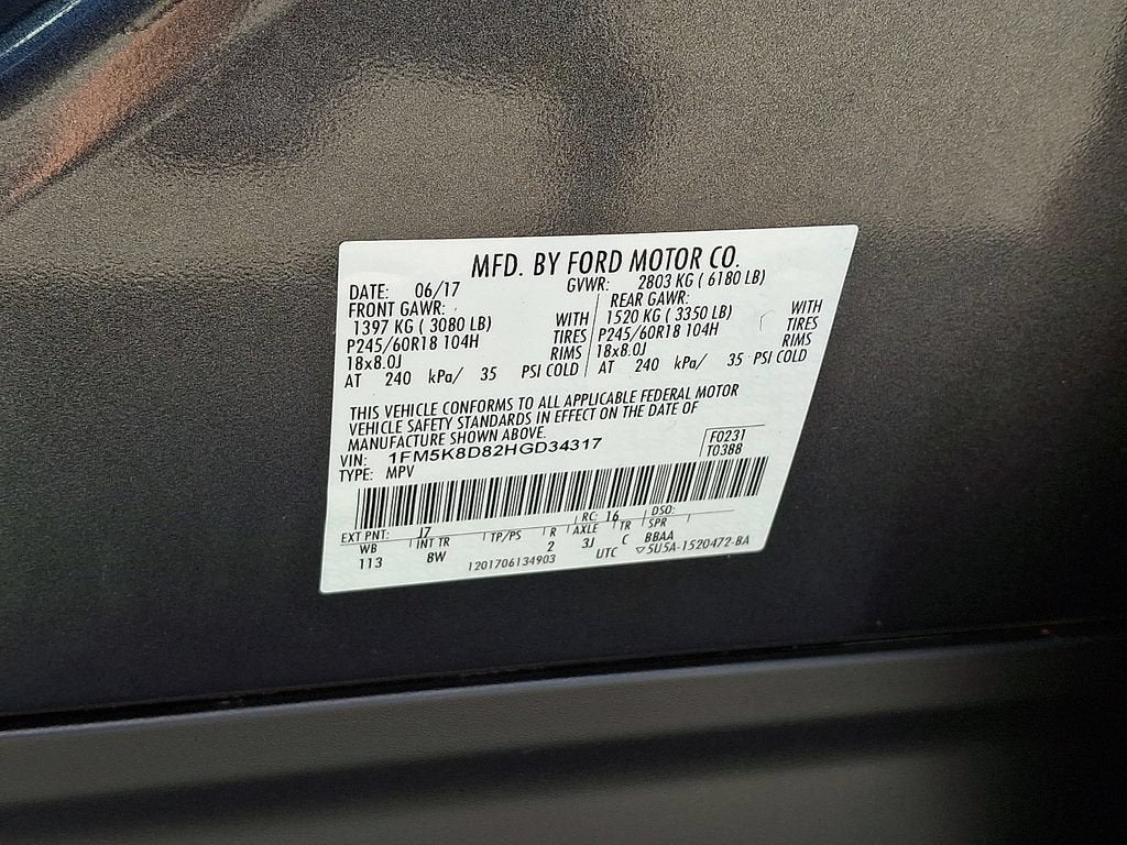 2017 Ford Explorer XLT