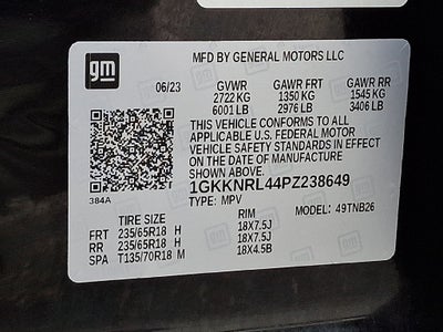 2023 GMC Acadia SLE