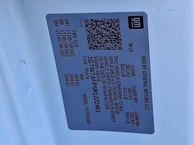 2024 GMC Savana Cargo 2500 Work Van