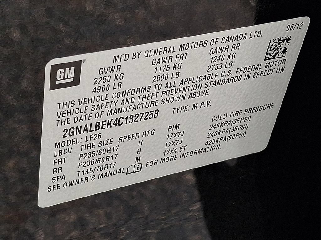 2012 Chevrolet Equinox LS