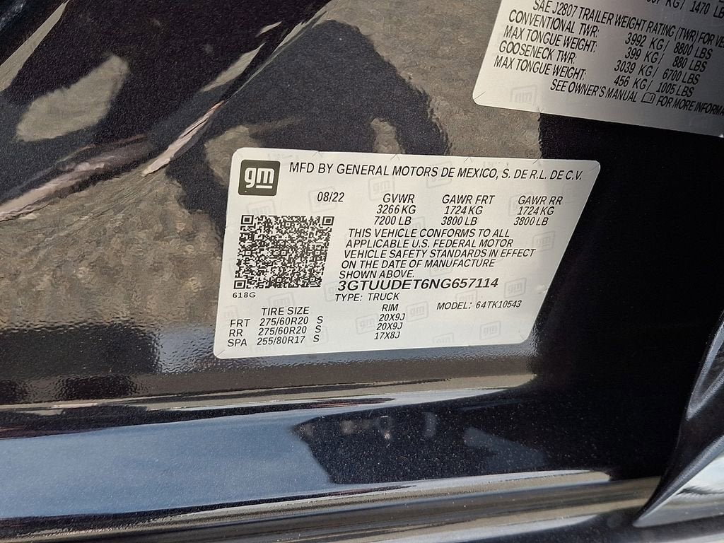 2022 GMC Sierra 1500 SLT