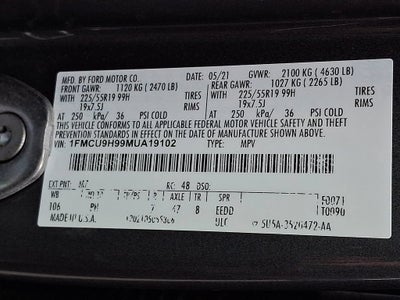 2021 Ford Escape SEL