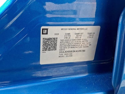 2019 Chevrolet Sonic LT