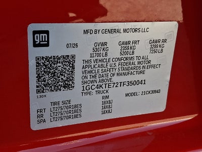 2026 Chevrolet Silverado 3500 HD LT