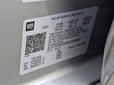 2024 Chevrolet Silverado 1500 LT (2FL)