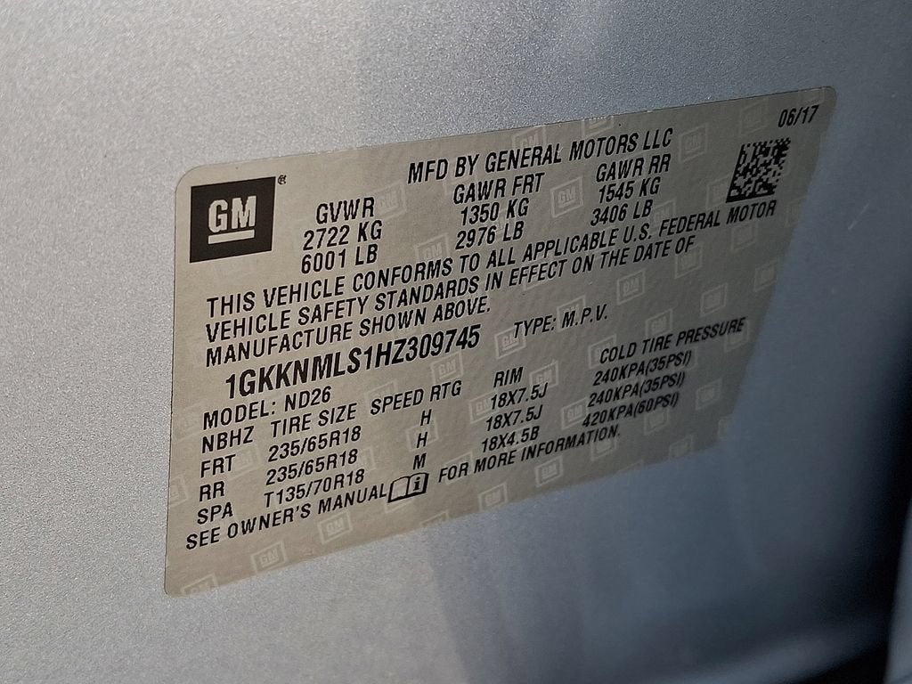 2017 GMC Acadia SLT