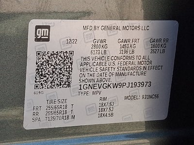 2023 Chevrolet Traverse LT Cloth