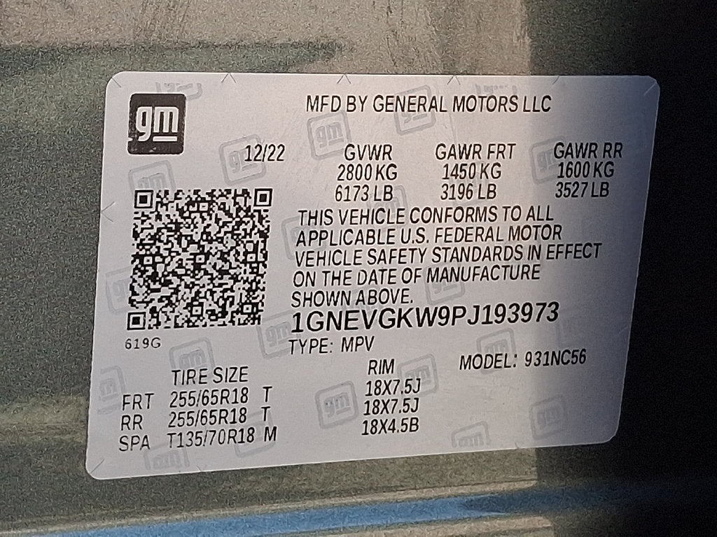 2023 Chevrolet Traverse LT Cloth