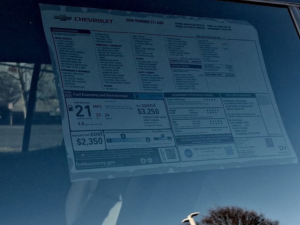 2026 Chevrolet Traverse Z71