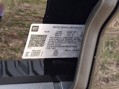 2026 Chevrolet Tahoe Z71