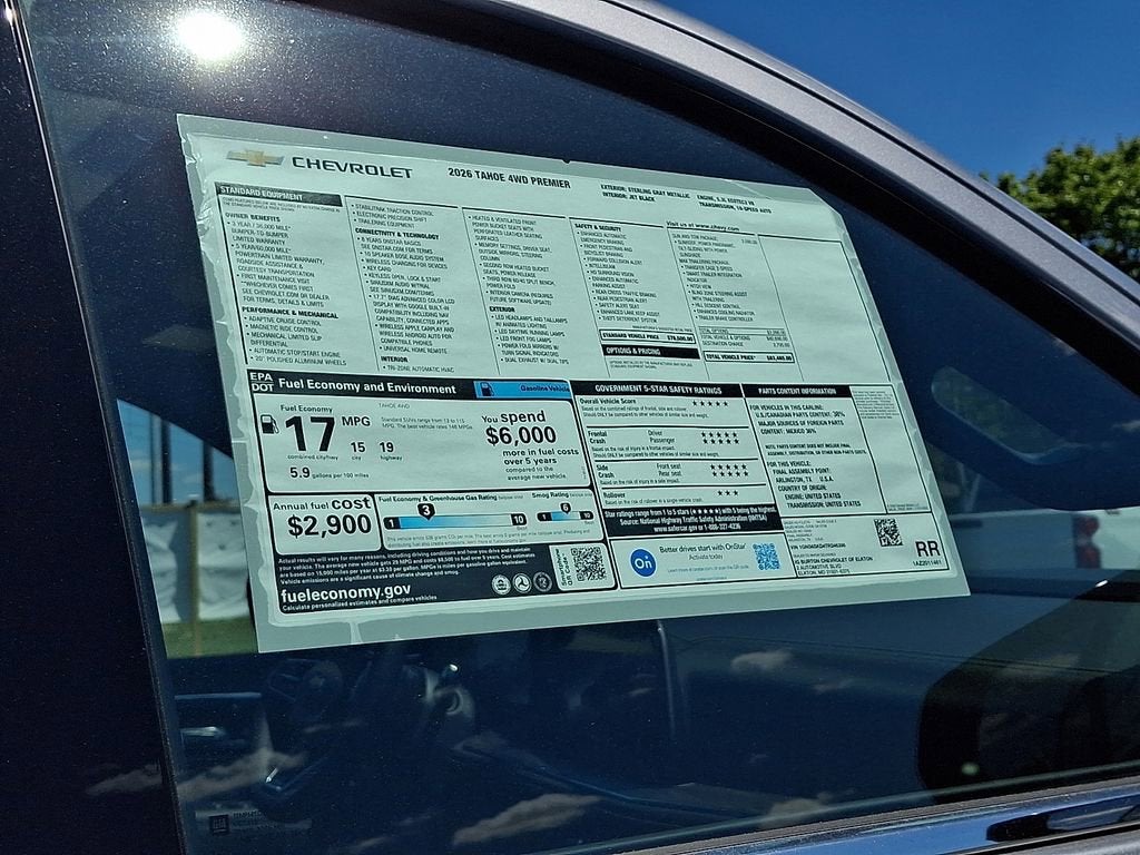 2026 Chevrolet Tahoe Premier