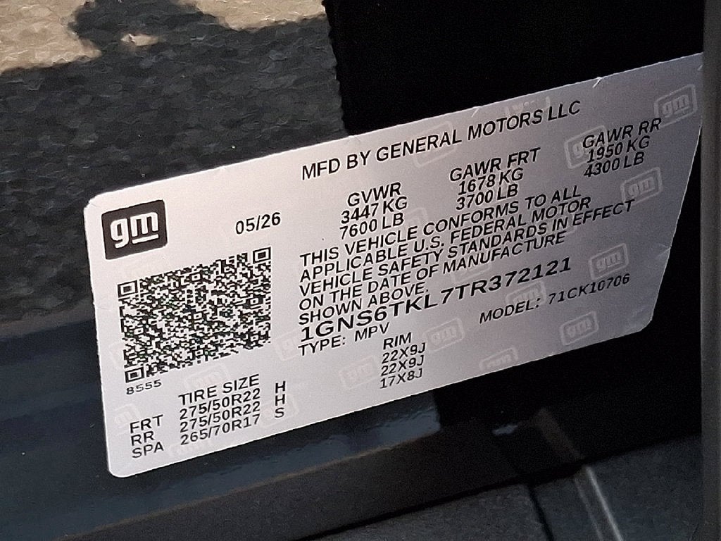 2026 Chevrolet Tahoe High Country