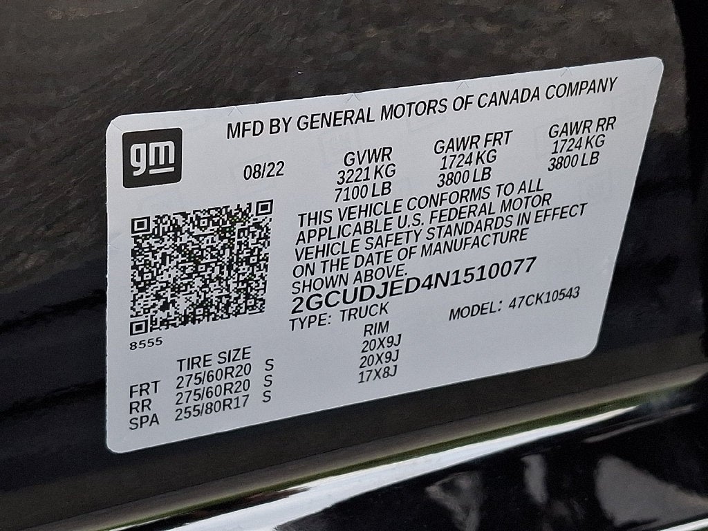 2022 Chevrolet Silverado 1500 High Country