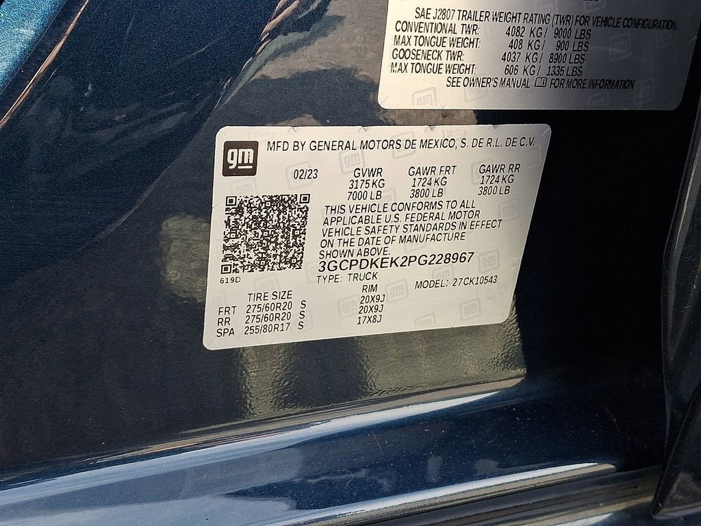 2023 Chevrolet Silverado 1500 LT (2FL)