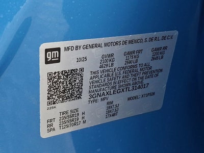 2026 Chevrolet Equinox RS