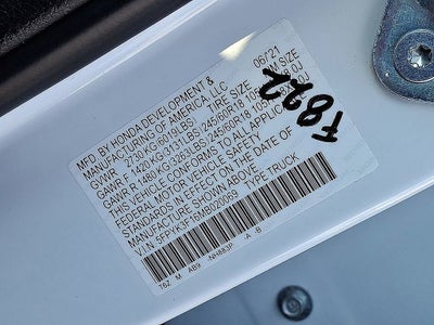 2021 Honda Ridgeline Sport